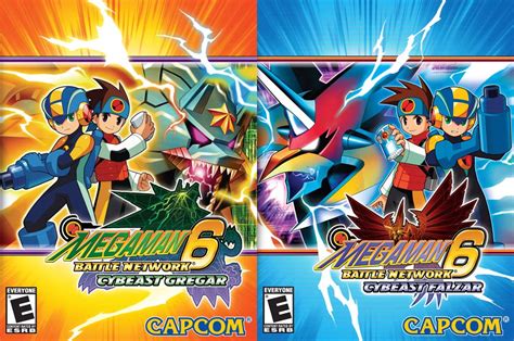 megaman battle network 6 differences|All Mega Man Battle Network 6: Cybeast Gregar and Cybeast Falzar Exc.